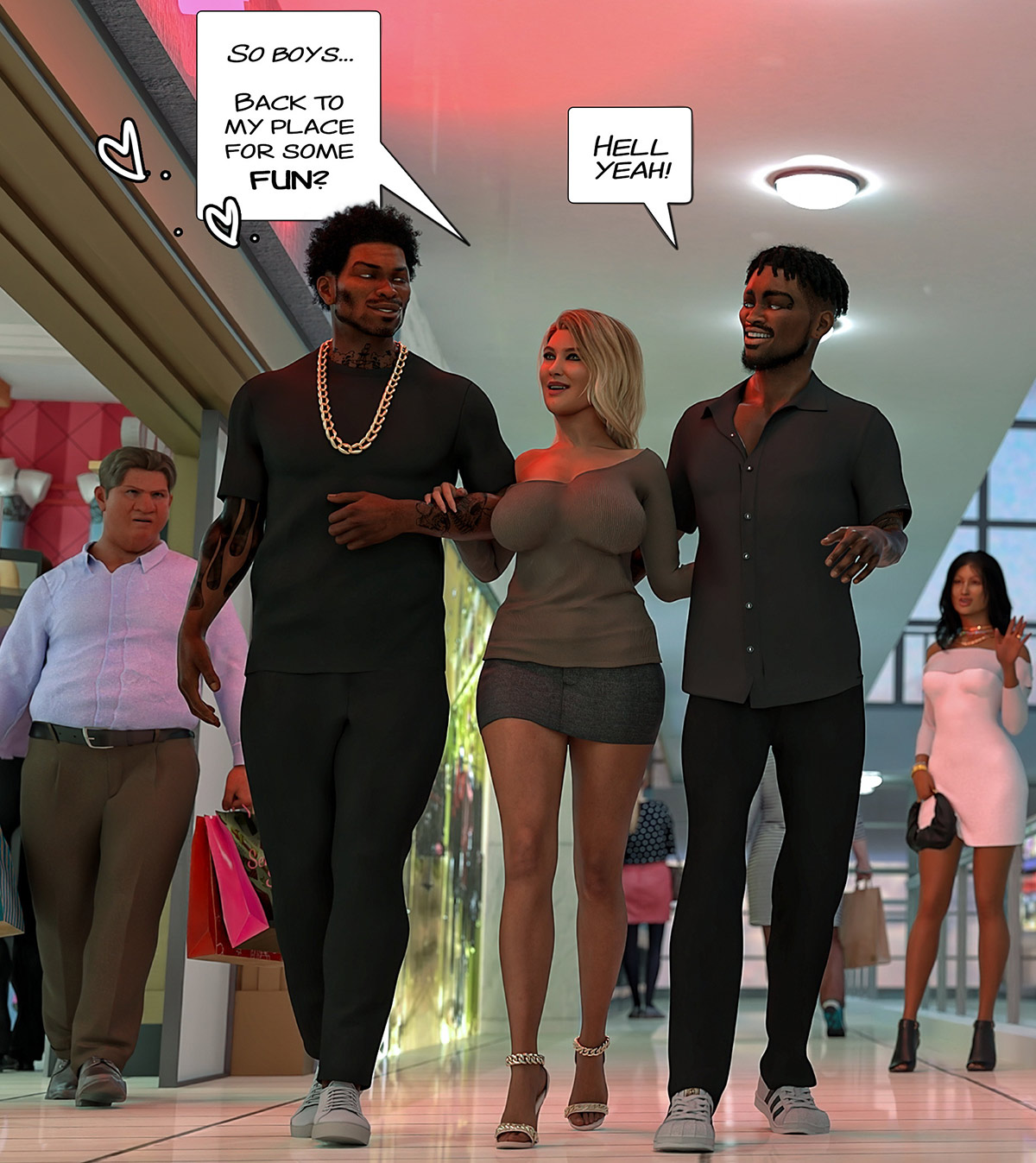 Yeah, but we didn't think you'd go from fresh ink to full-on black cock slut overnight - Black marked 3