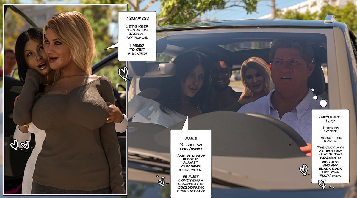 Your bitch-boy hubby is almost cumming in his pants - Black marked 3