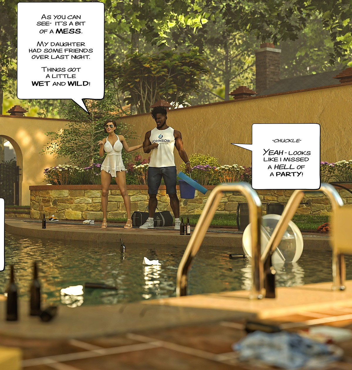 You certainly look like you have the equipment to get the job done - Pool dues