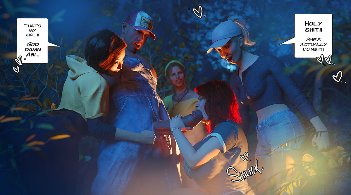 Show us what that throat can do, that's halfway to her lungs - The dare