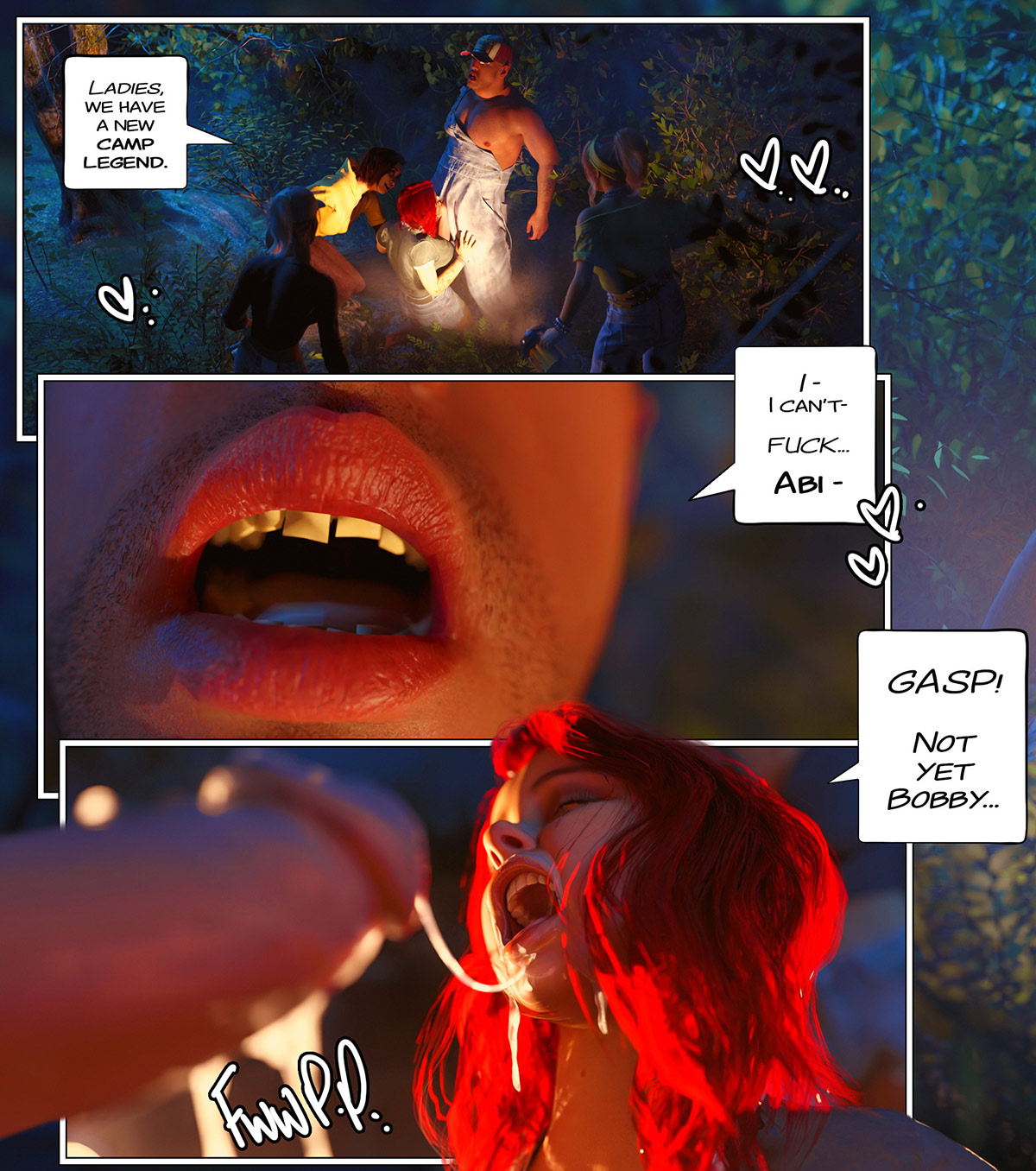 She did just throat that huge dick Laura - The dare