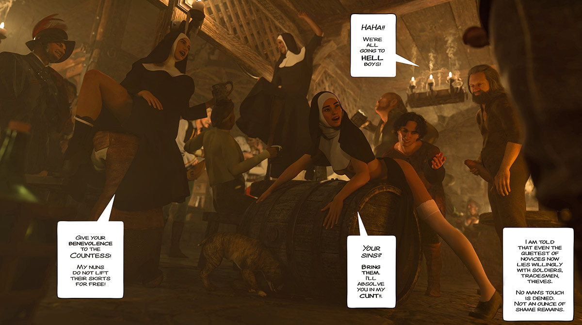 Give your benevolence to the countess, my nuns do not lift their skirts for free - The ring of the Roman Empress 6