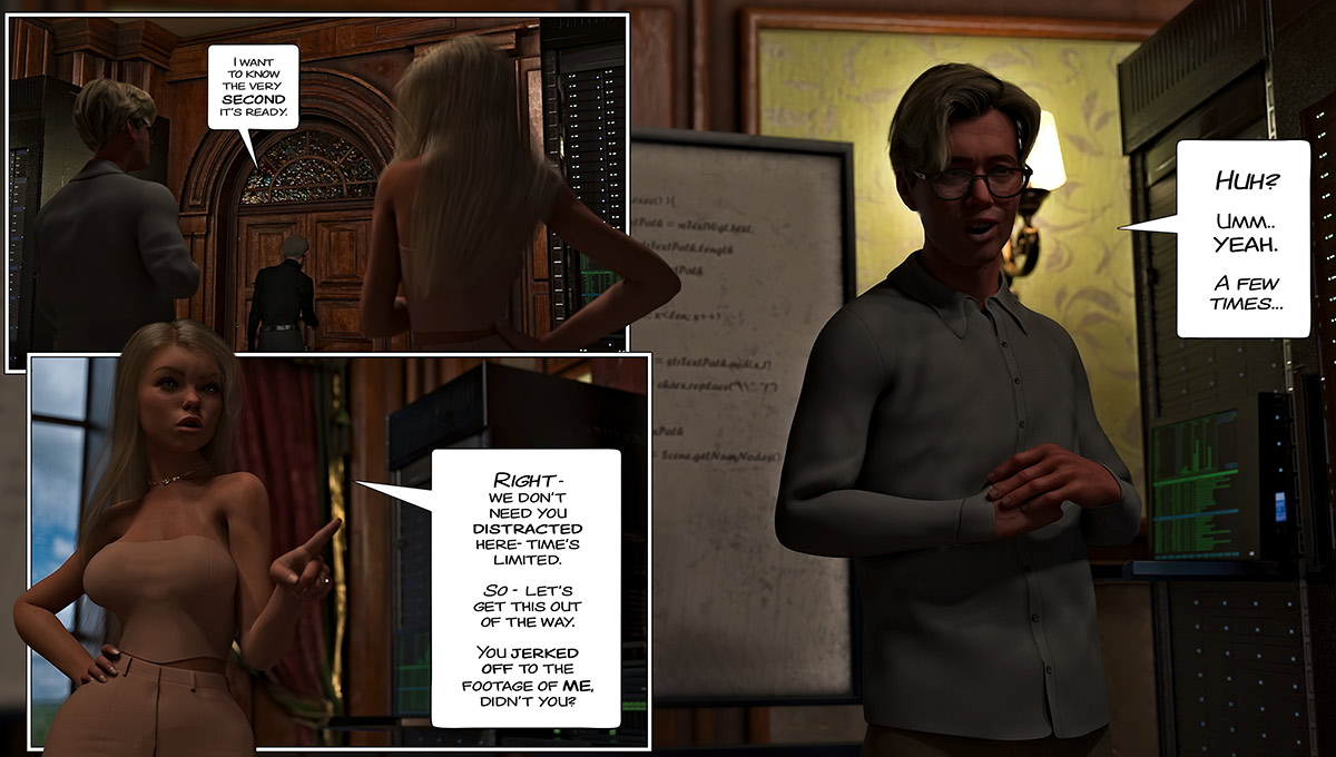 You jerked off to the footage of me, didn't you? - The ring of the Roman Empress 7