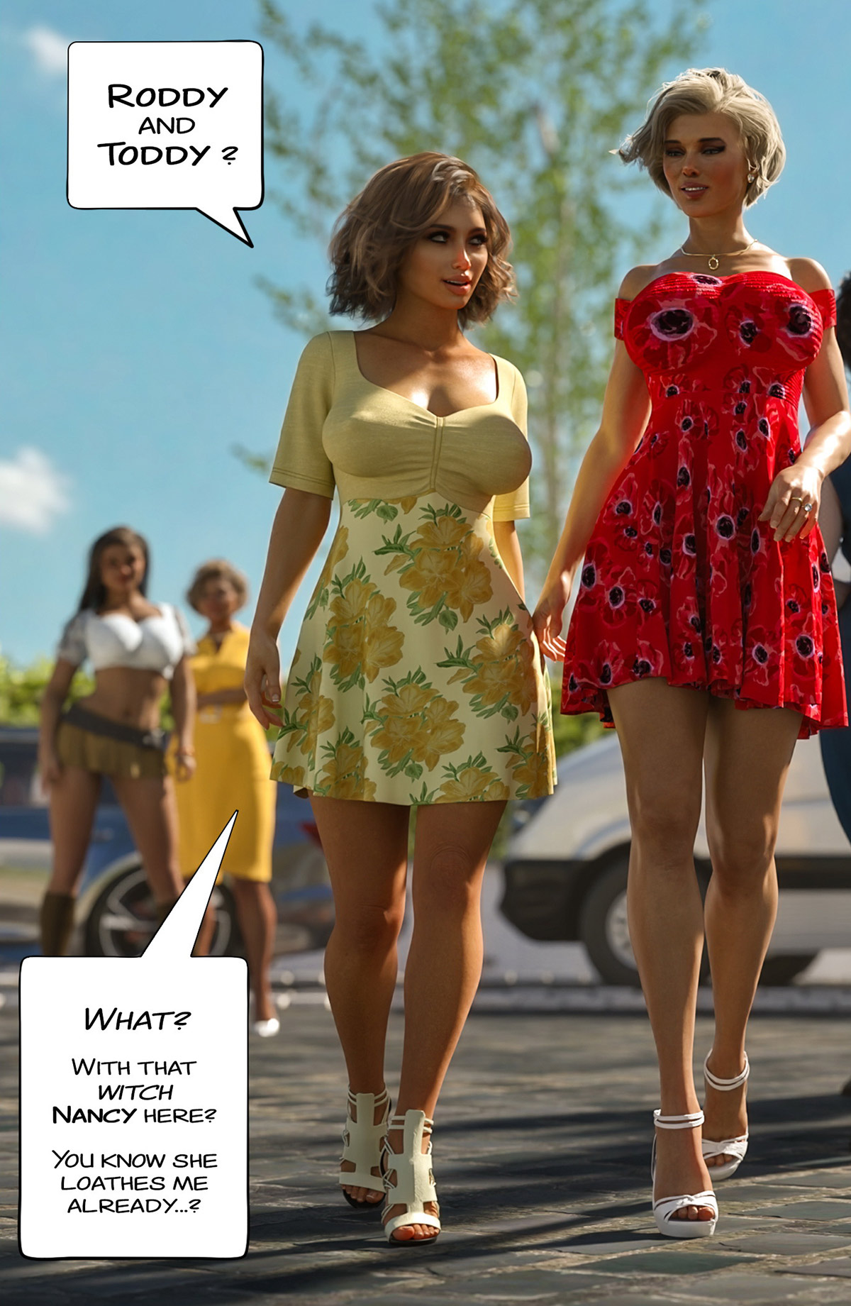 I love getting fucked while my stuck-up mother-in-law is right outside - The ring of the Roman Empress 7