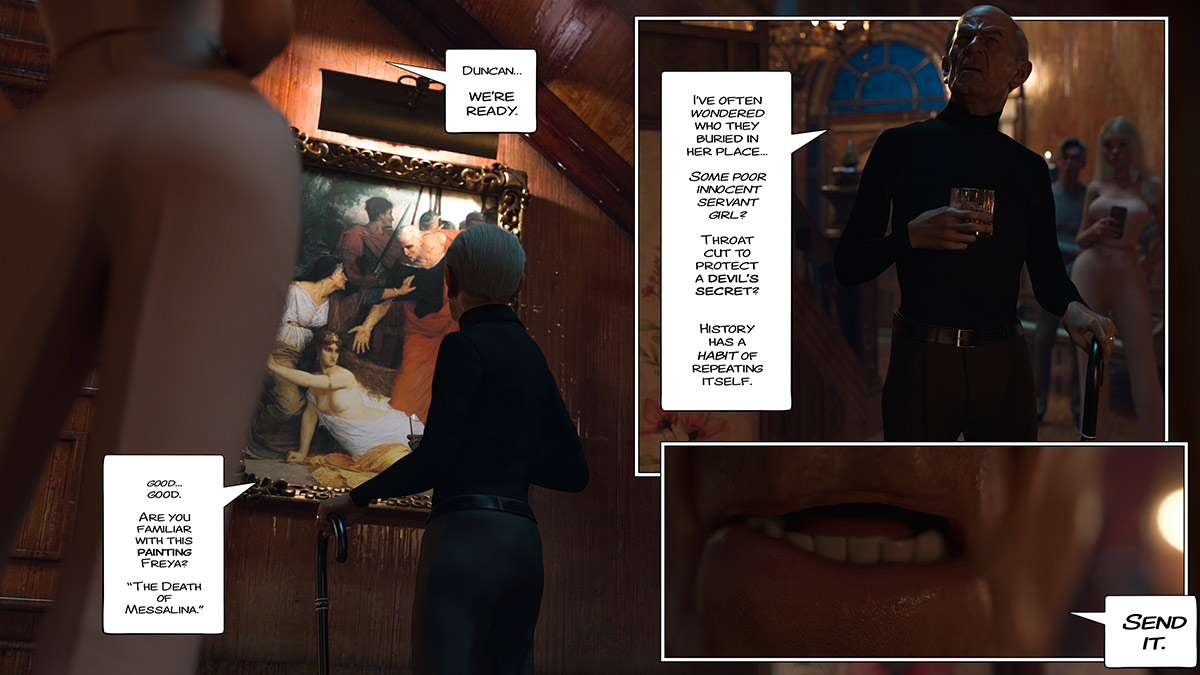 It's still warm, you nasty bitch, you really let them wreck this hole - The ring of the Roman Empress 7