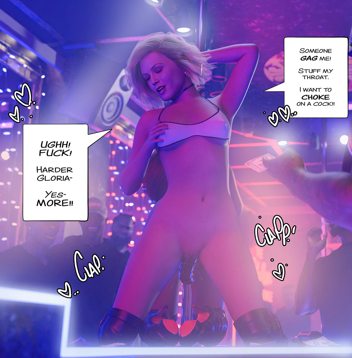 Colombian pussy always wins Claire, try to keep up - Modern Household, The Obsidian Lounge