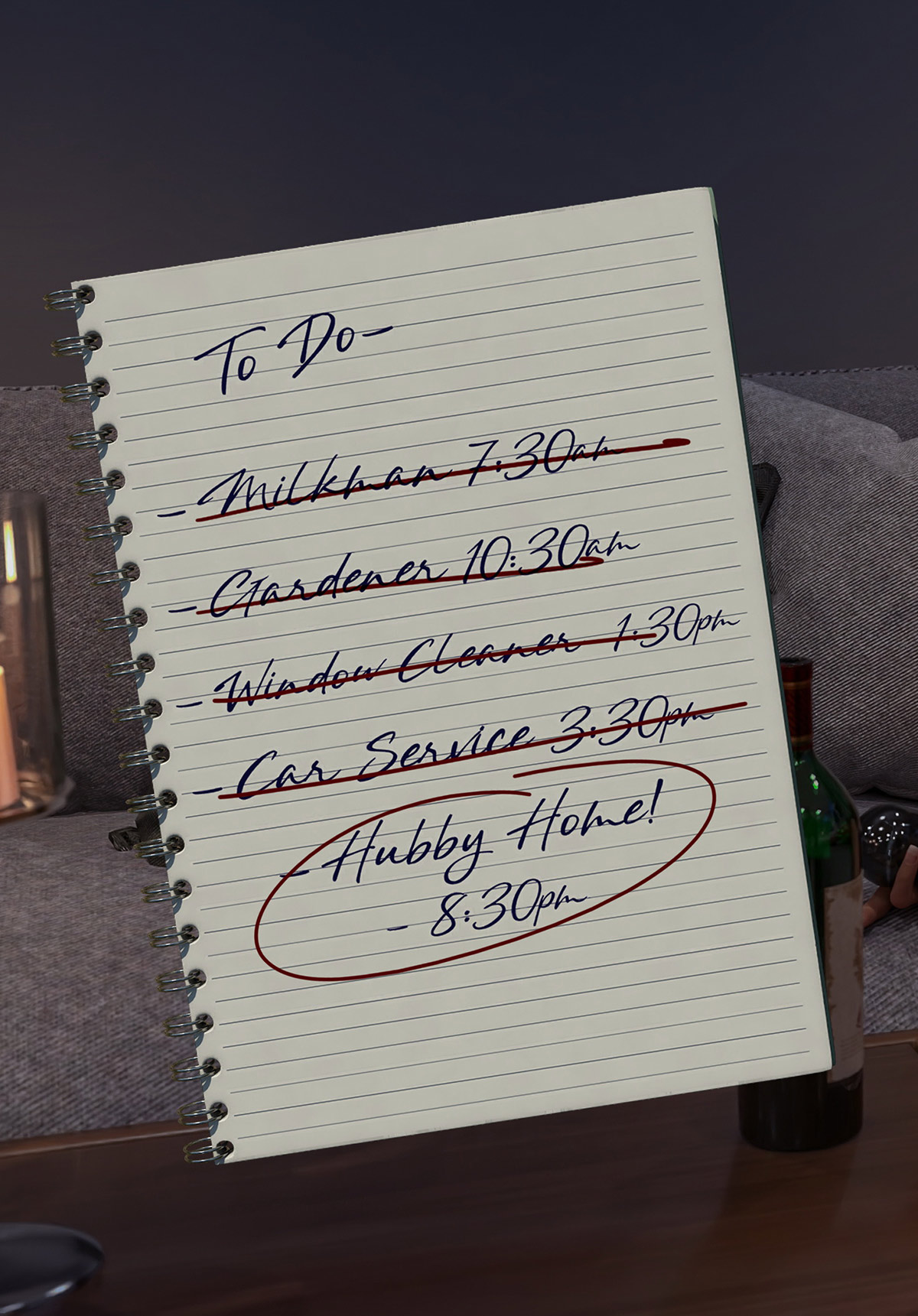 You look so good with that fat cock in your slutty mouth babe - A day in the life of Mrs.Parker