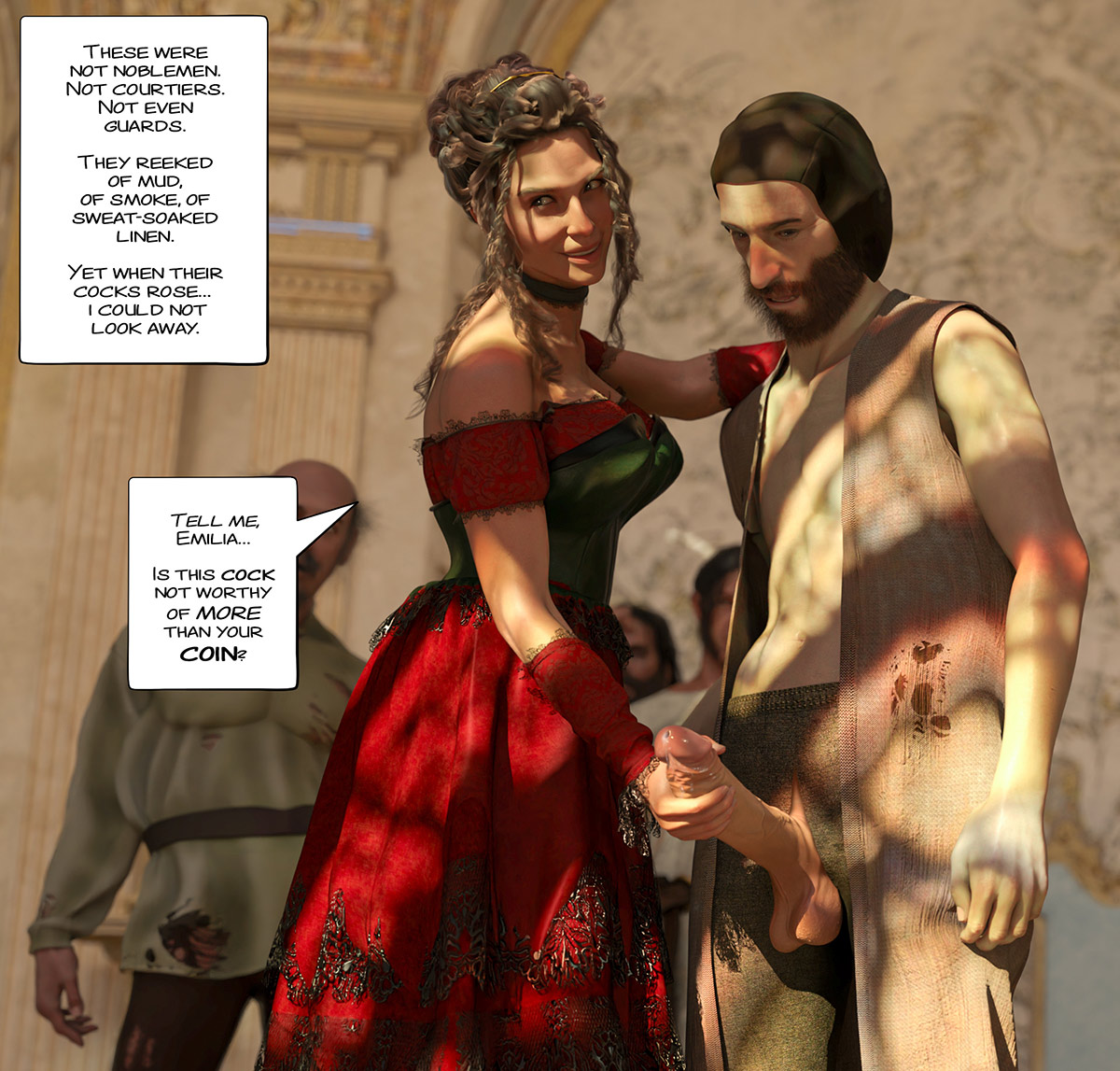 How delicious to cuckold the duke with this rabble - The ring of the Roman Empress 8