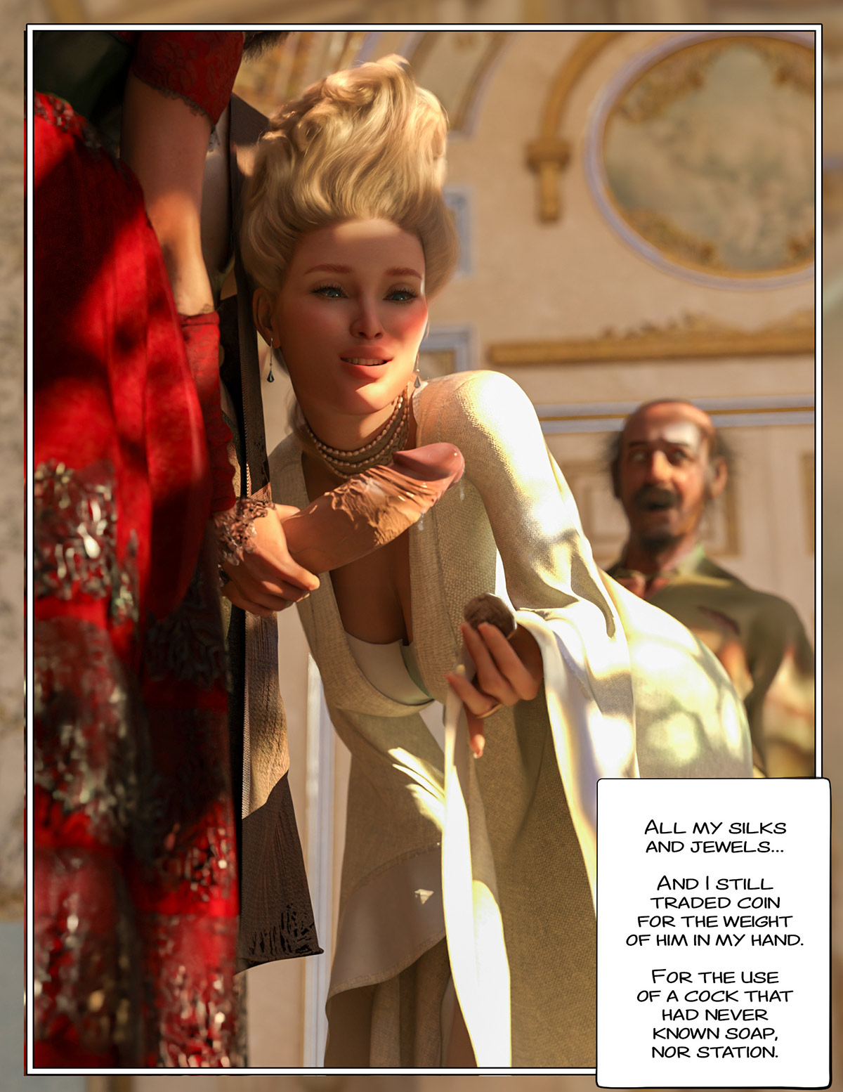 How delicious to cuckold the duke with this rabble - The ring of the Roman Empress 8