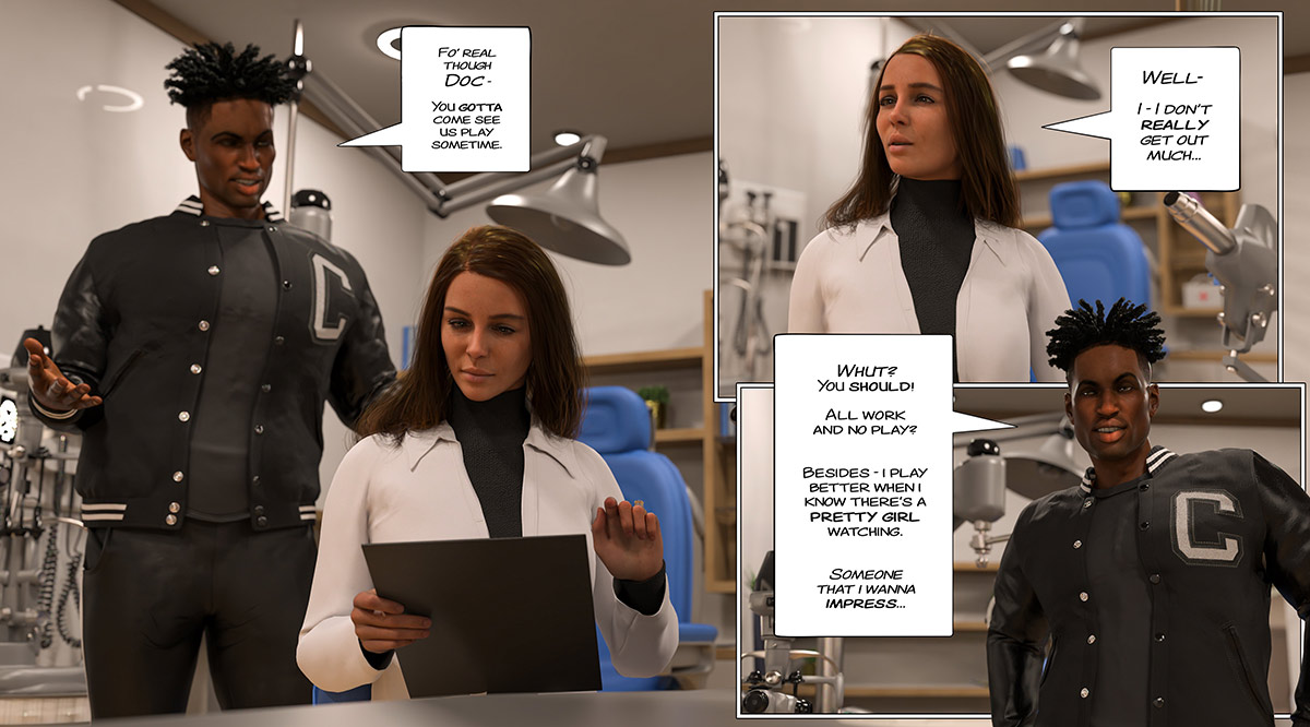 I play better when I know there's a pretty girl watching - The focus shift