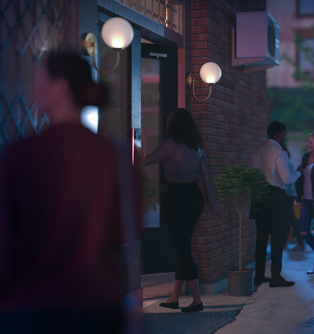 He's built like a monster, I mean huge - The focus shift