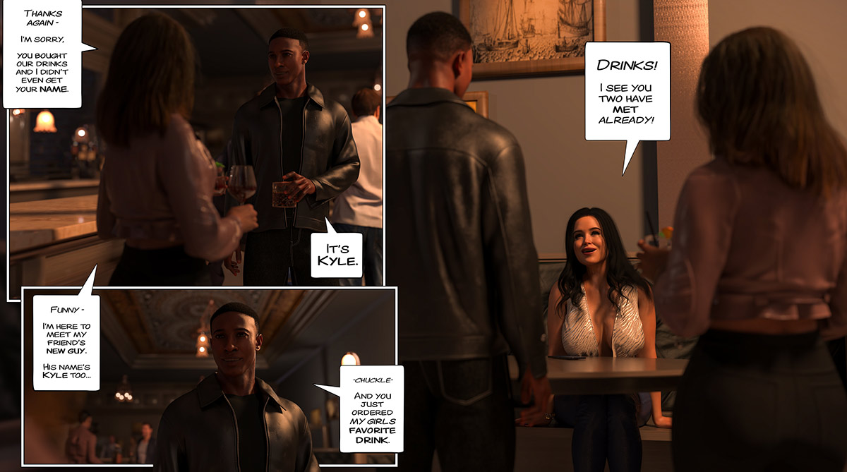 He wouldn't be happy with me thing about Kyle's body - The focus shift