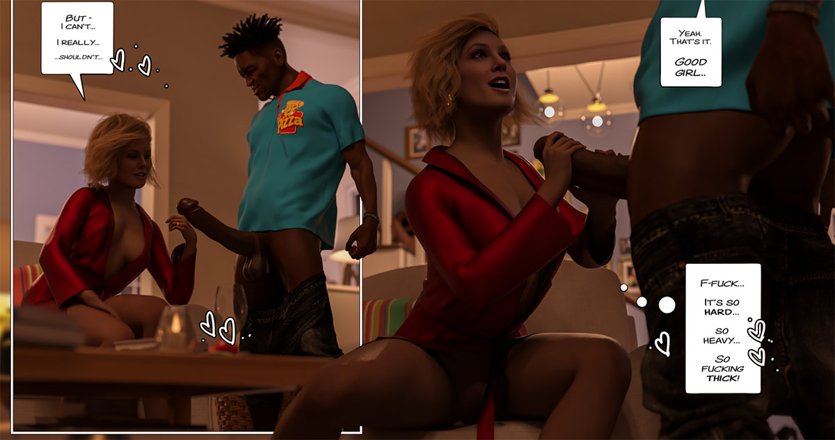 What a slut, she's married, for god's sake - Delivery included, A modern family parody