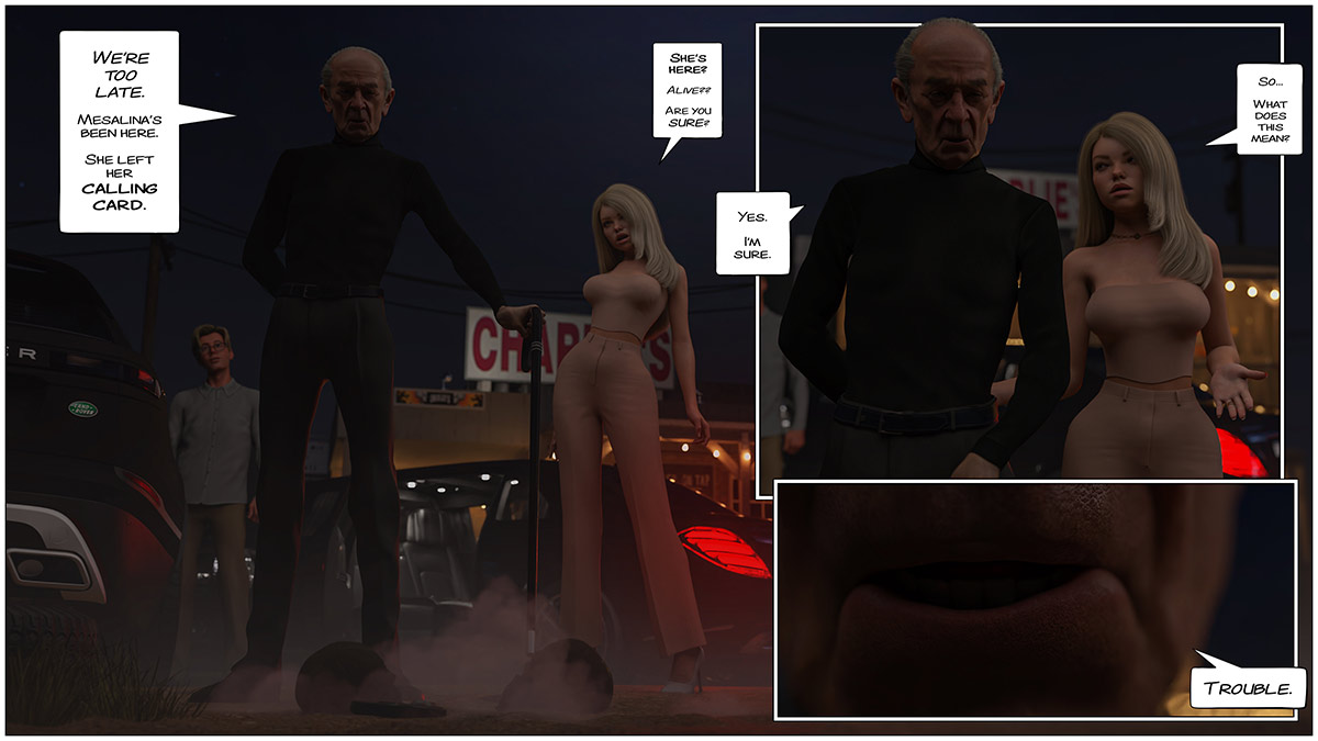 I love your big black biker cock - The ring of the Roman Empress 9