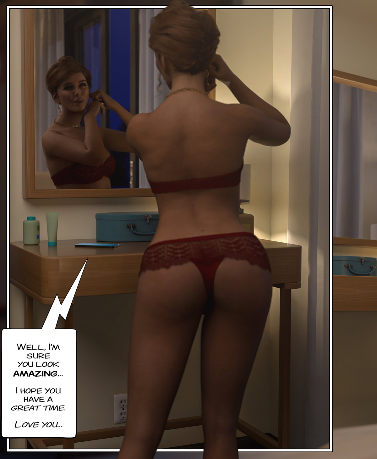 I'm sure you look amazing, I hope you have a great time - The focus shift 3