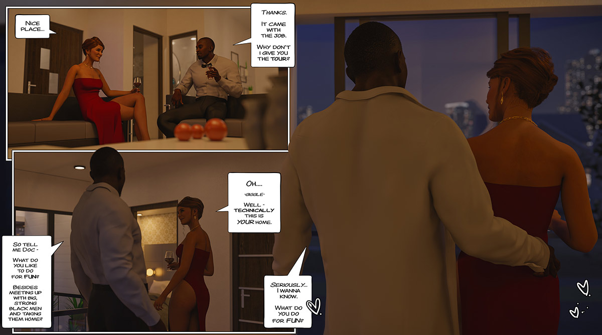 Besides meeting up with big, strong black men and taking them home - The focus shift 3