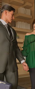 I was the perfect trophy wife until art arrived - Black marked 8