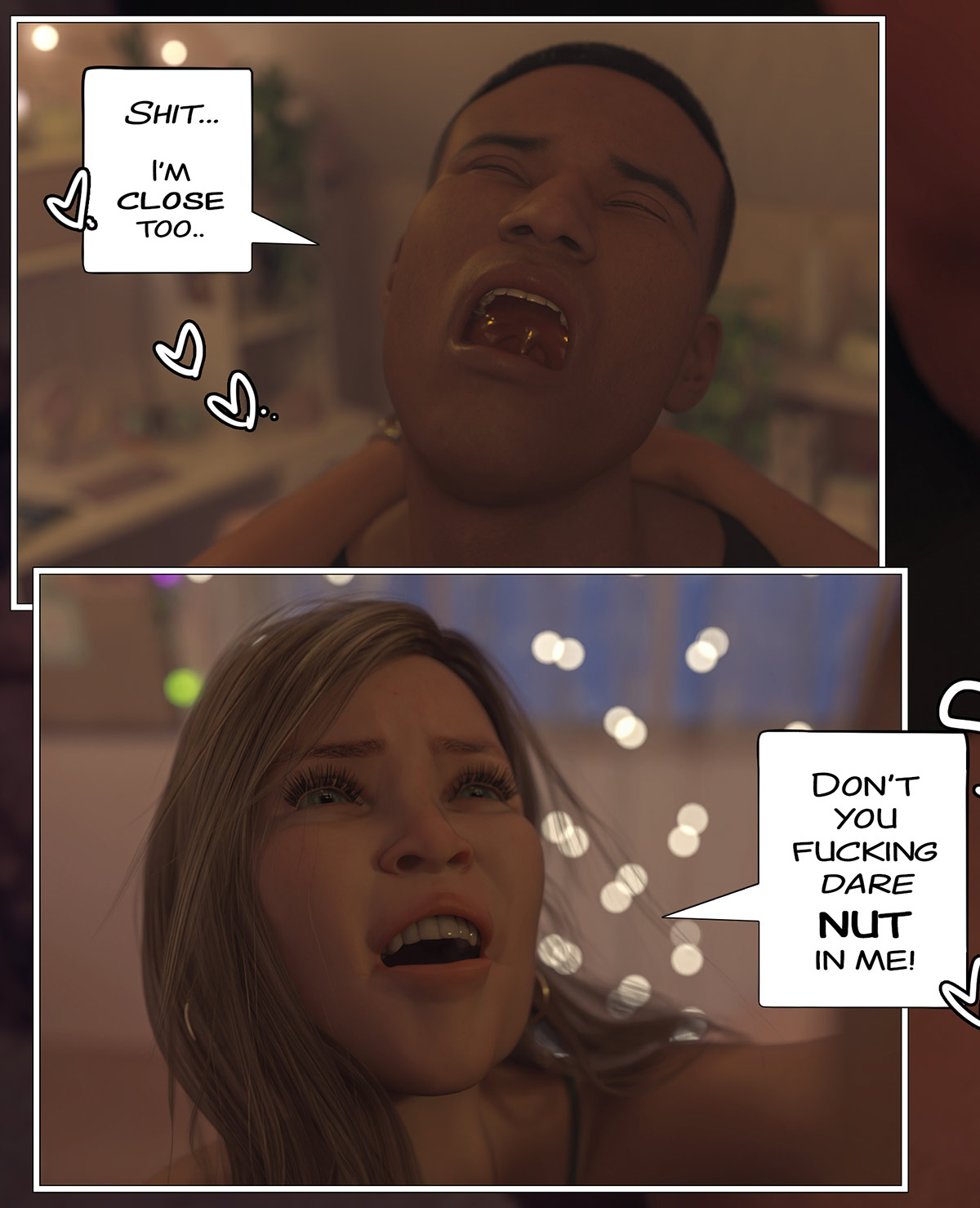 Don't you fucking dare nut in me - Legal dues