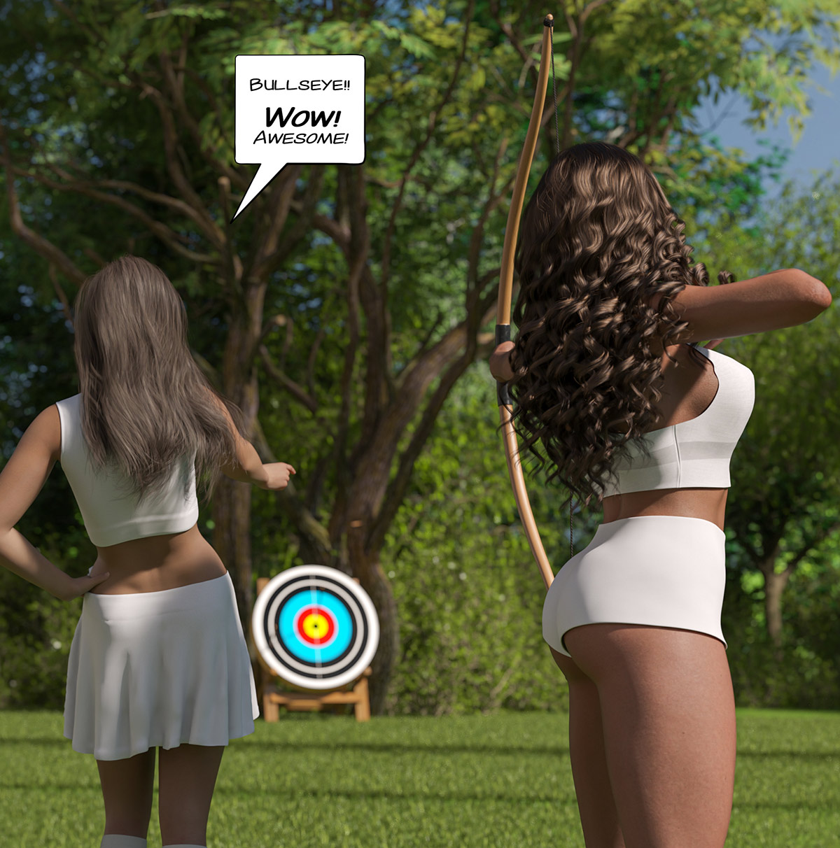 You missed the target but that tree never stood a chance - The ring of the Roman Empress 11