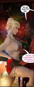 Is she gonna finally let me fuck her ass?! - Darklord Christian Knockers, Christmas Gift