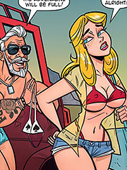 He asked his wife to wear a bikini with the symbol of the suit of spades in black - Anacondas, The queen of spades by welcomix (tufos)